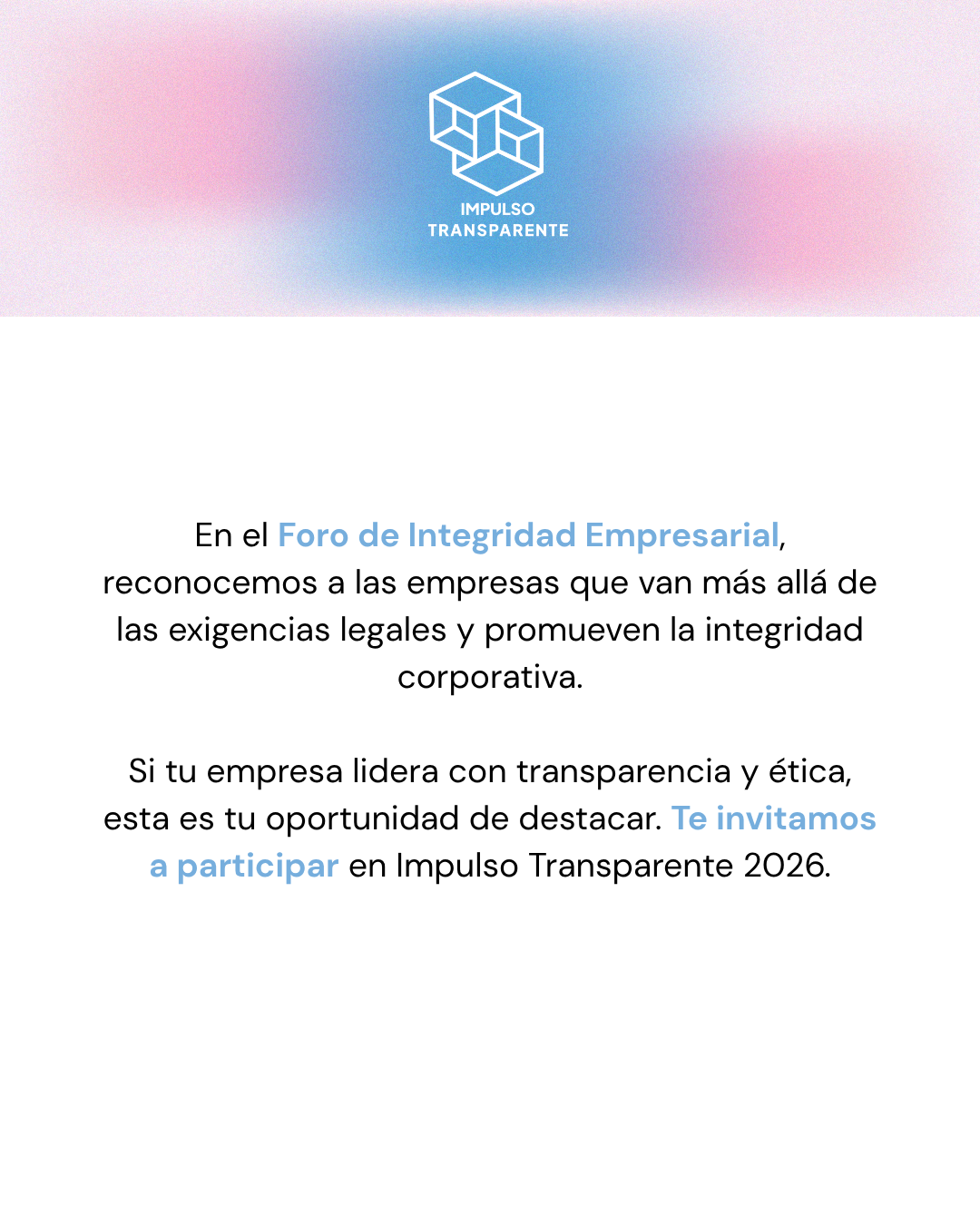 Impulso Transparente - Descripción del reconocimiento